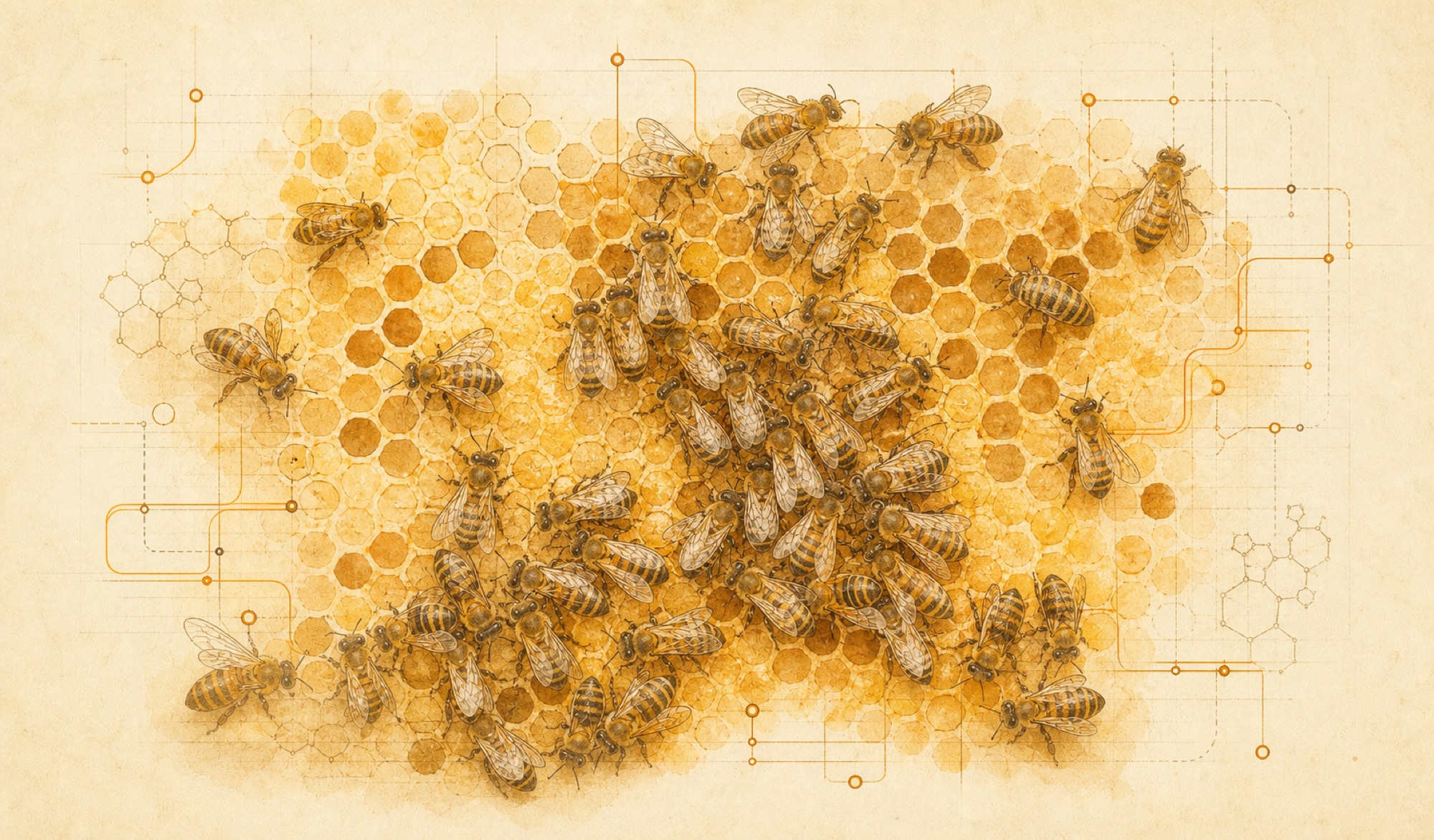 The swarm that designs itself